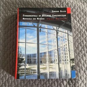 Fundamentals of Building Construction by Edward Allen